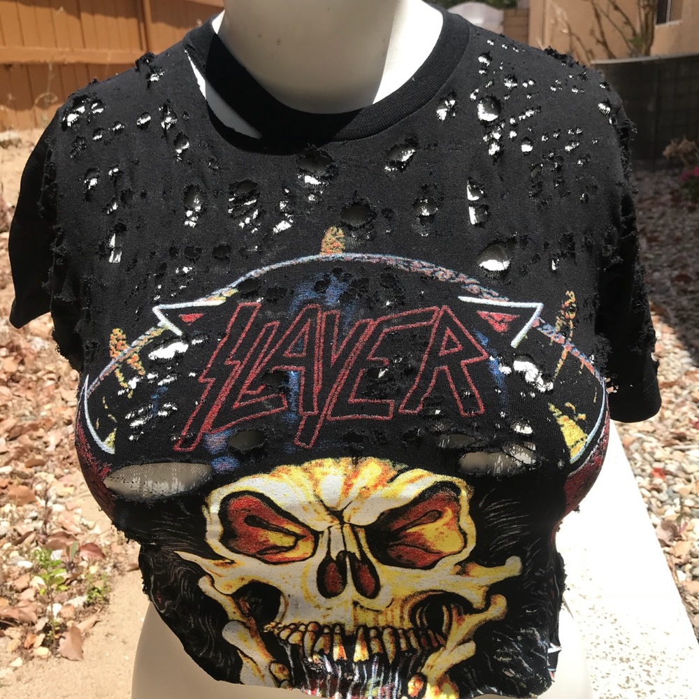 Slayer crop top